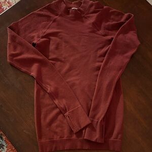 lululemon athletica Women's Burgundy Crewneck Top